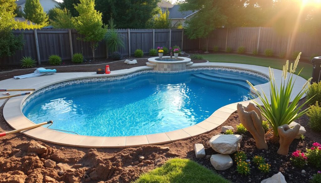 pool installation Flower Mound