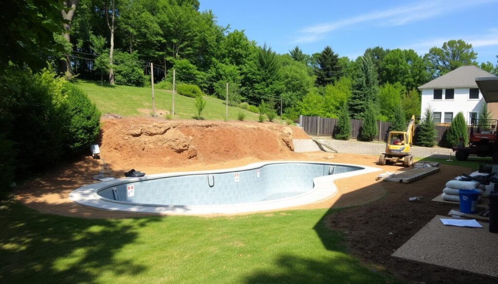 inground pool installation
Flower Mound